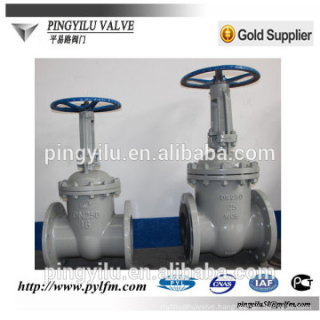 Carbon steel rising stem flanged gate valve for oil gas industry